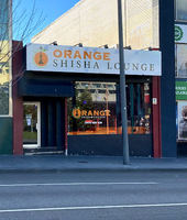 Orange shisha lounge